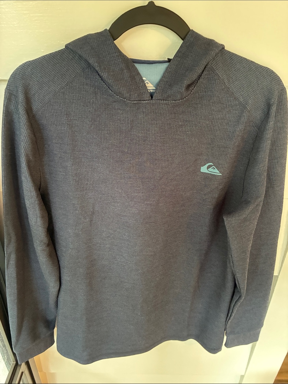 Quiksilver Men's Dark Navy Hooded Long-Sleeve Pullover